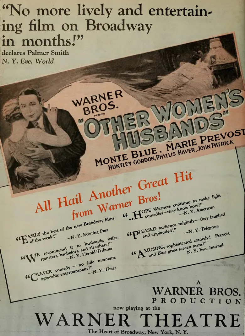 Other Women's Husbands poster