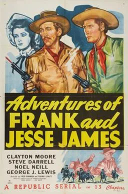 Adventures of Frank and Jesse James poster