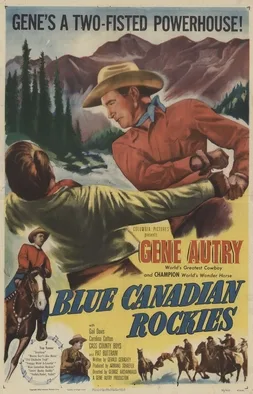 Blue Canadian Rockies poster
