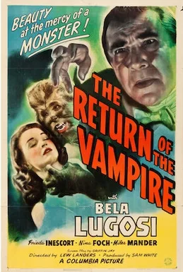 The Return of the Vampire poster