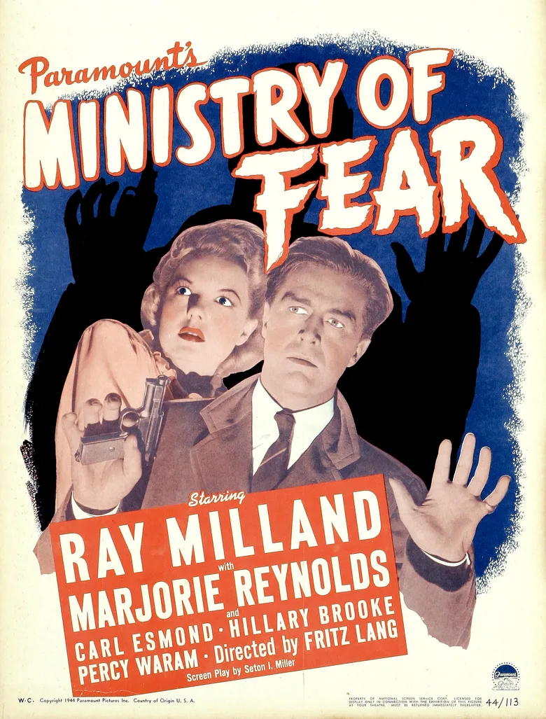 Ministry of Fear poster