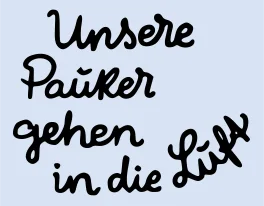 Unsere Pauker gehen in die Luft poster