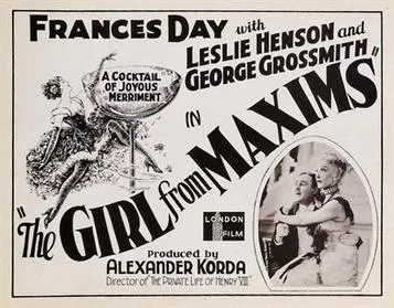 The Girl from Maxim's poster