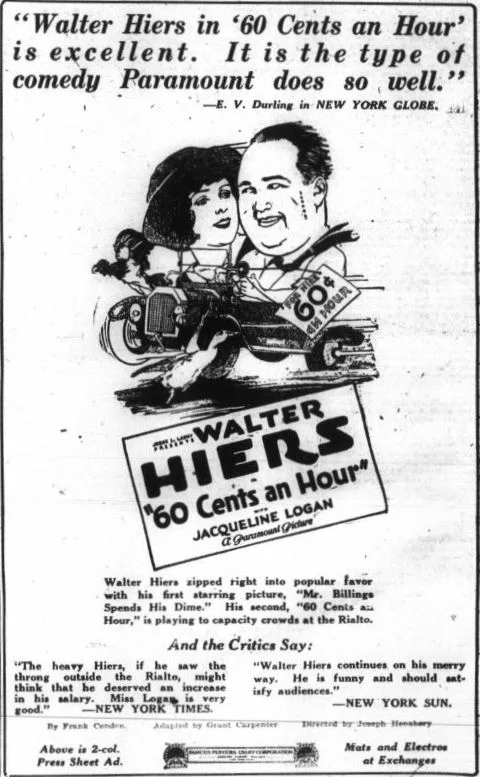 Sixty Cents an Hour poster