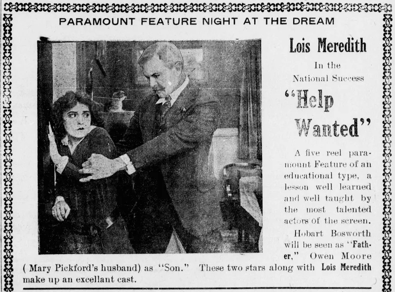 Help Wanted poster