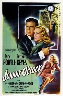 Johnny O'Clock poster