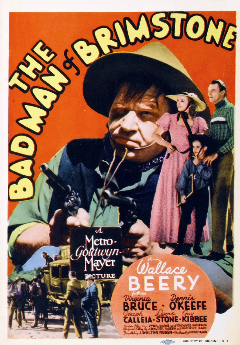 The Bad Man of Brimstone poster