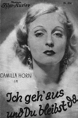 I Go Out and You Stay Here poster