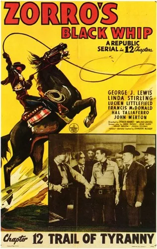 Zorro's Black Whip poster