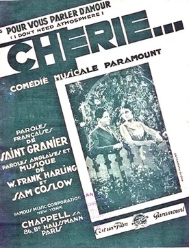 Chérie poster