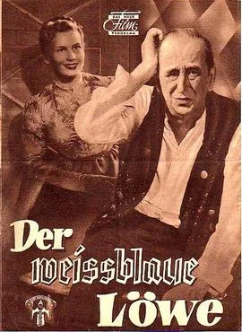Der weißblaue Löwe poster