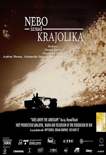 Nebo iznad krajolika poster