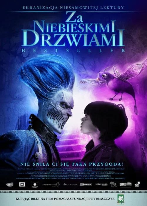 Za niebieskimi drzwiami poster