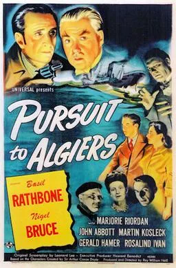 Pursuit to Algiers poster