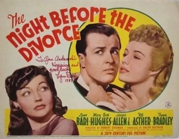 The Night Before the Divorce poster