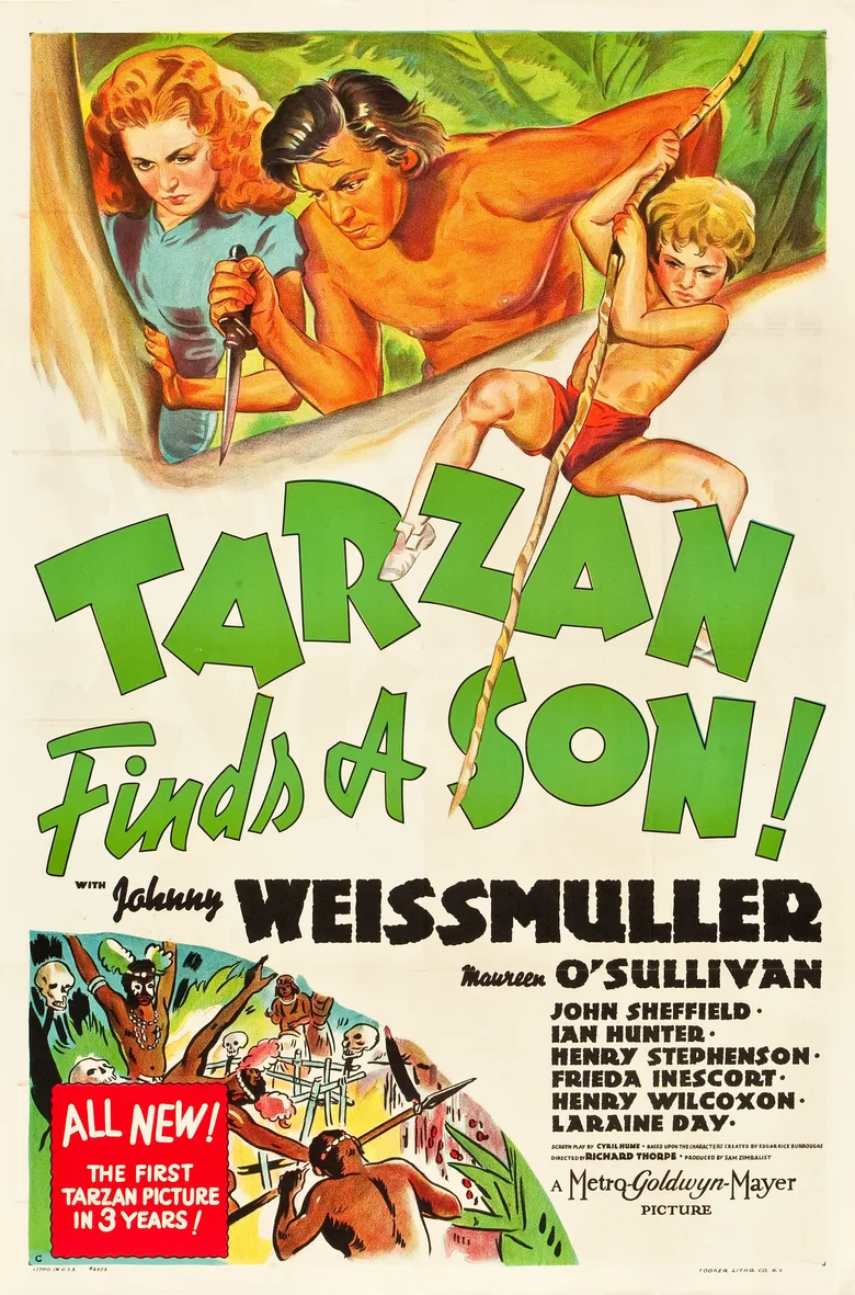 Tarzan Finds a Son! poster