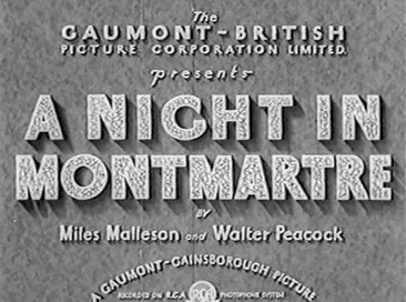 Night in Montmartre poster
