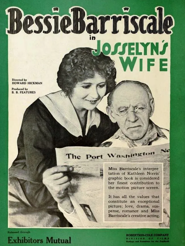 Josselyn's Wife poster