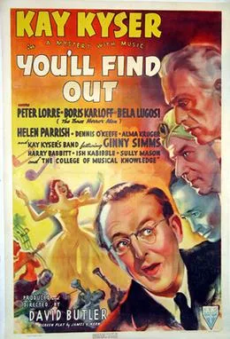 You'll Find Out poster