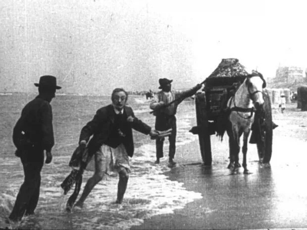 The Misadventure of a French Gentleman Without Pants at the Zandvoort Beach poster