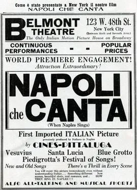 Napoli che canta poster