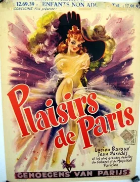 Pleasures of Paris poster