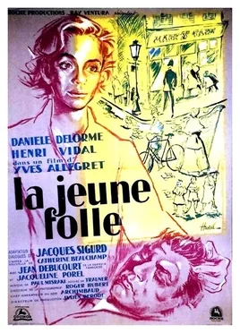 La jeune folle poster