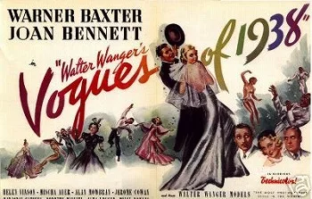 Vogues of 1938 poster