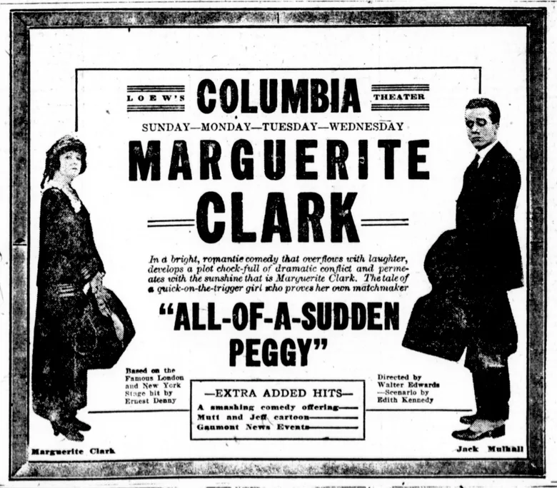 All of a Sudden Peggy poster
