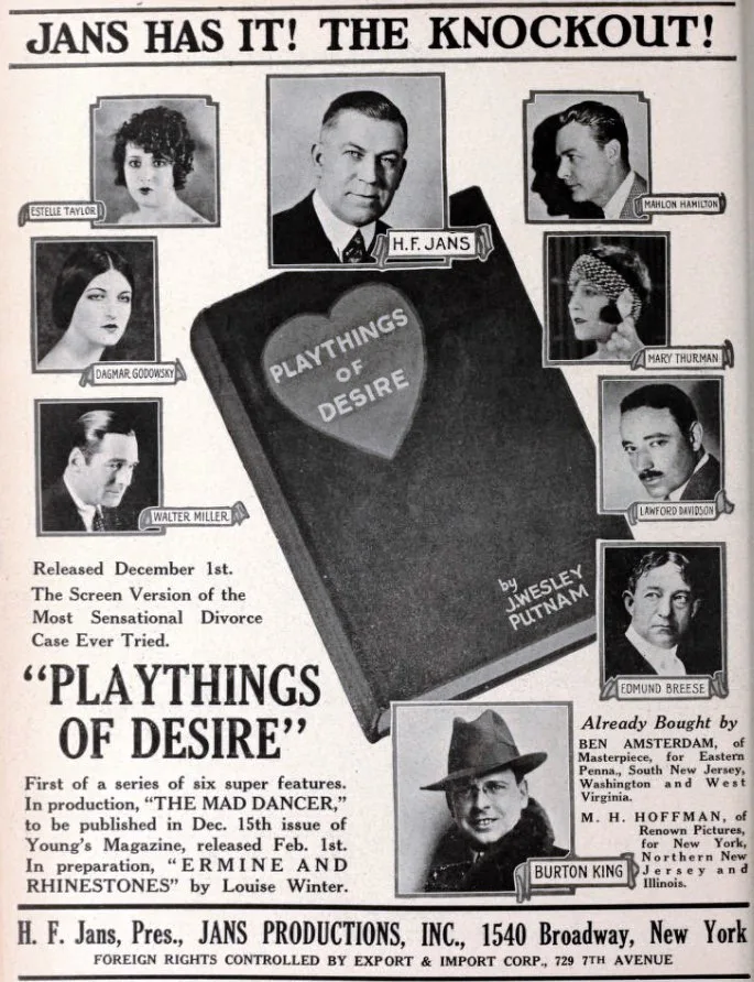 Playthings of Desire poster