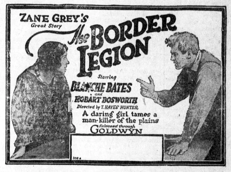 The Border Legion poster