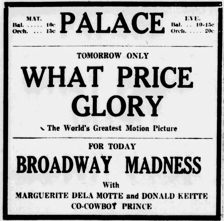 Broadway Madness poster