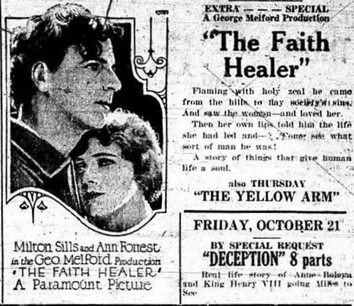 The Faith Healer poster