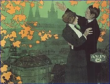 Idyla ze staré Prahy poster