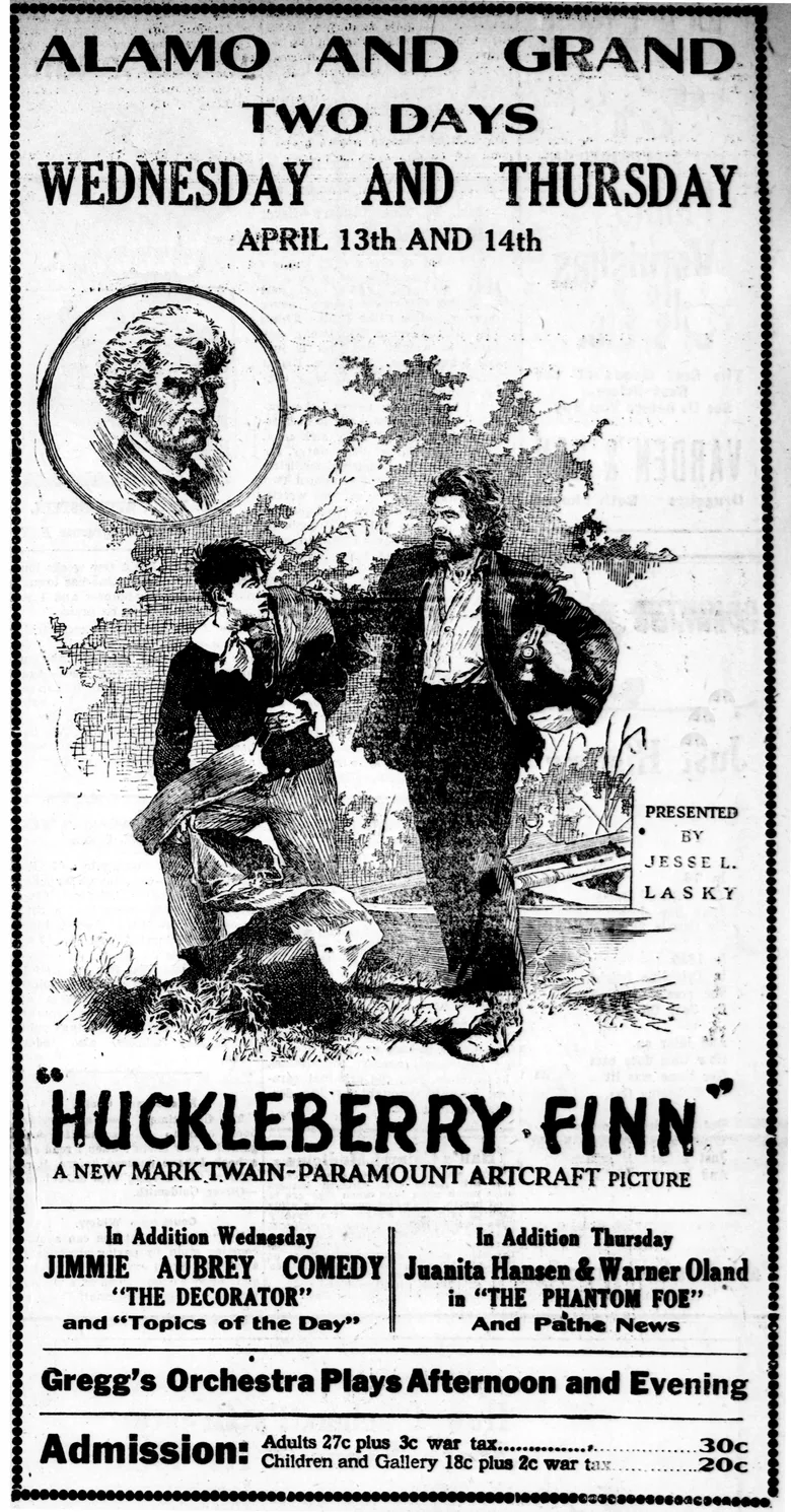 Huckleberry Finn poster