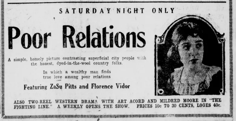 Poor Relations poster