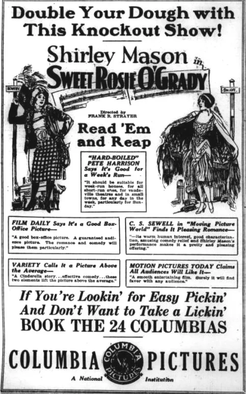 Sweet Rosie O'Grady poster