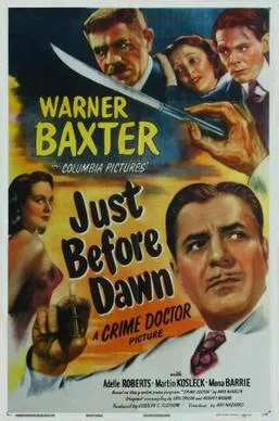 Just Before Dawn poster