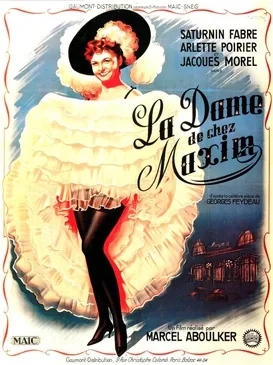 La dame de chez Maxim's poster