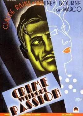 Crime Without Passion poster