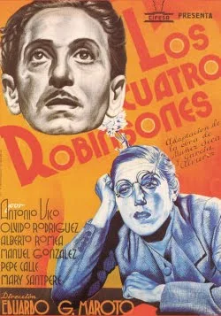 Los cuatro robinsones poster