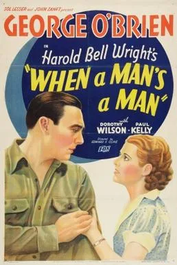 When a Man's a Man poster
