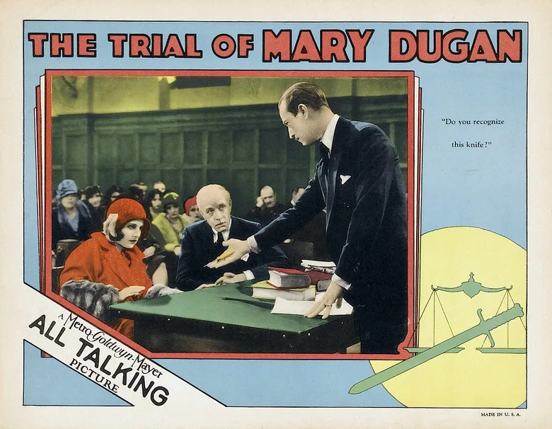 The Trial of Mary Dugan poster