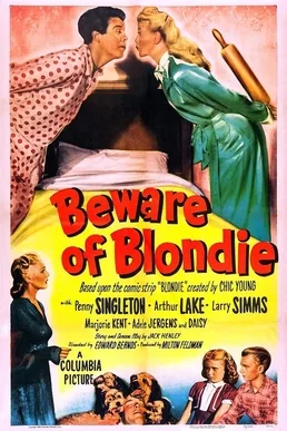 Beware of Blondie poster