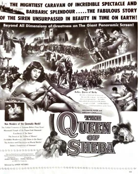 The Queen of Sheba poster