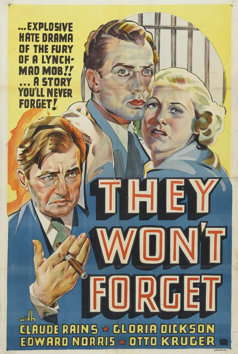 They Won't Forget poster
