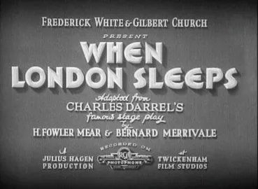 When London Sleeps poster