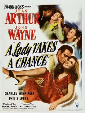 A Lady Takes a Chance poster