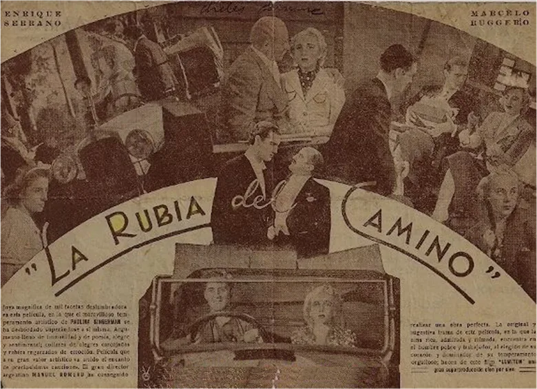 La rubia del camino poster