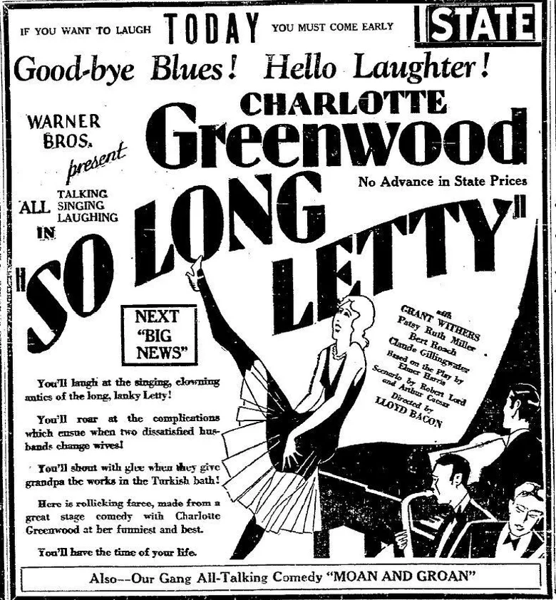 So Long Letty poster
